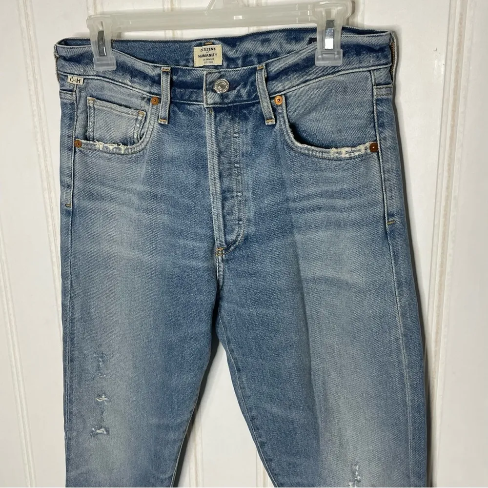 Citizens of Humanity Premium Vintage Liya High Rise Classic Fit Crop Jeans Sz 27 - Image 7