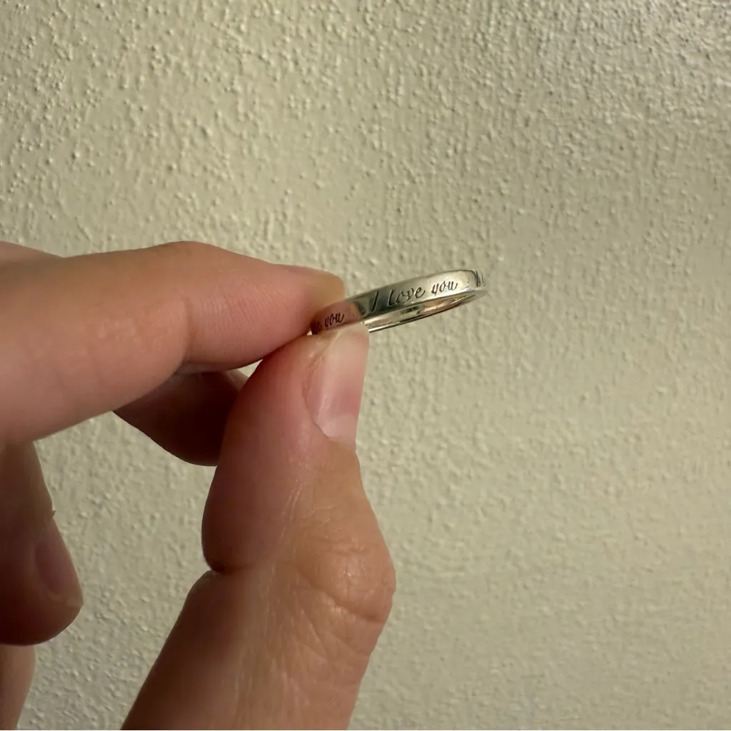 Tiffany & Co. I love you Notes Ring - Retired - Image 3