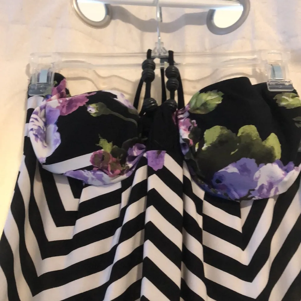 Size 8 Saint Tropez West Strapless Maxi Dress - Image 2