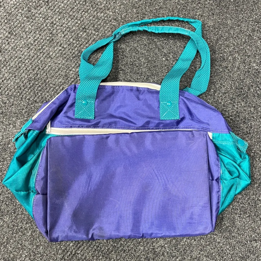 Ciao! • vintage purple large duffel bag weekender Green - Image 4