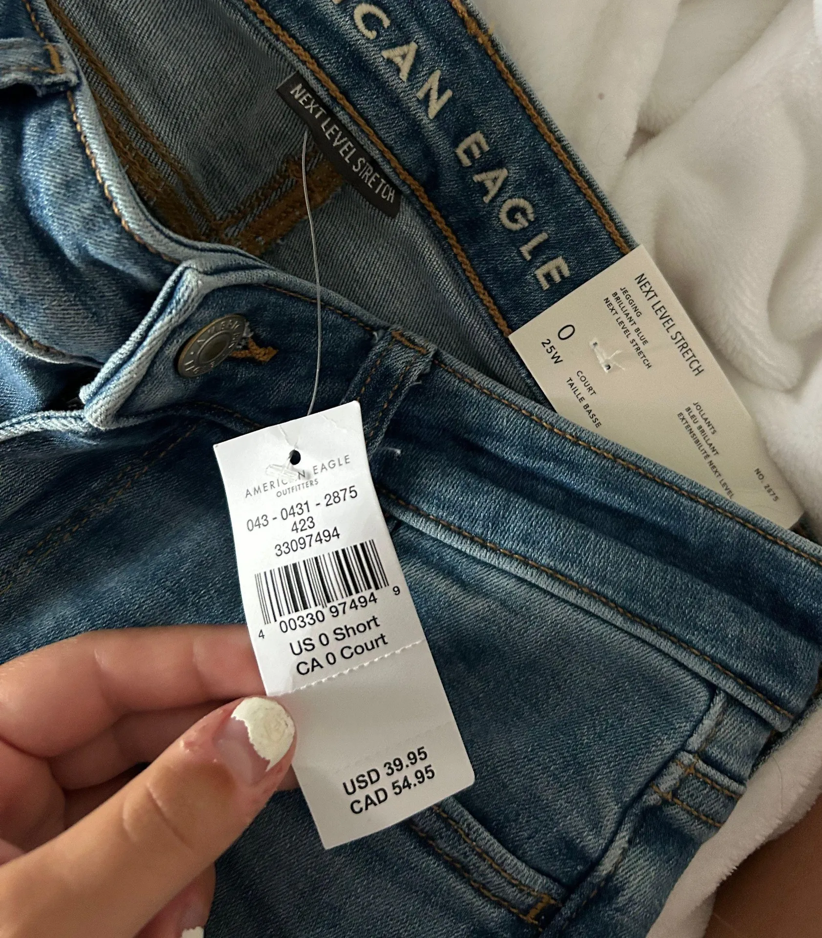 ae jeggings size 0 short - Image 4