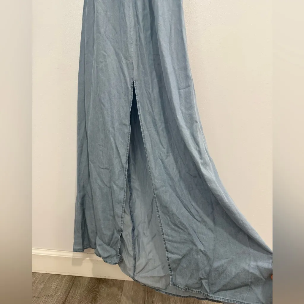 Lovestitch Light Blue Halter Maxi Dress - Image 6