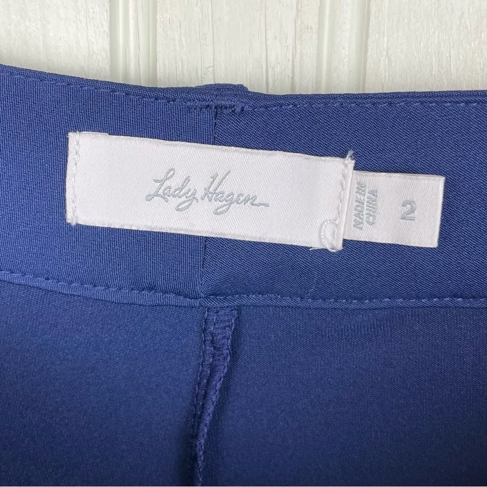 Lady Hagen Blue Plaid Golf Skort Womens Size 2 Athletic Skirt with Shorts Preppy - Image 6