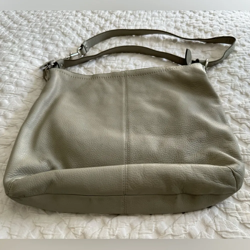 Coach Gray Pebbled Leather Penelope Shoulder & Crossbody Bag - Image 3