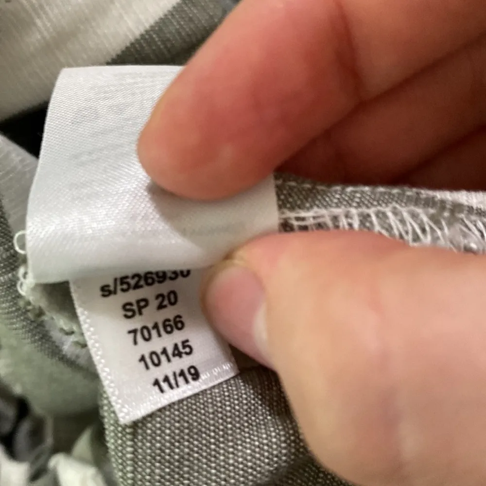 Loft outlet high rise paperbag front tie striped shorts size XS - Image 9