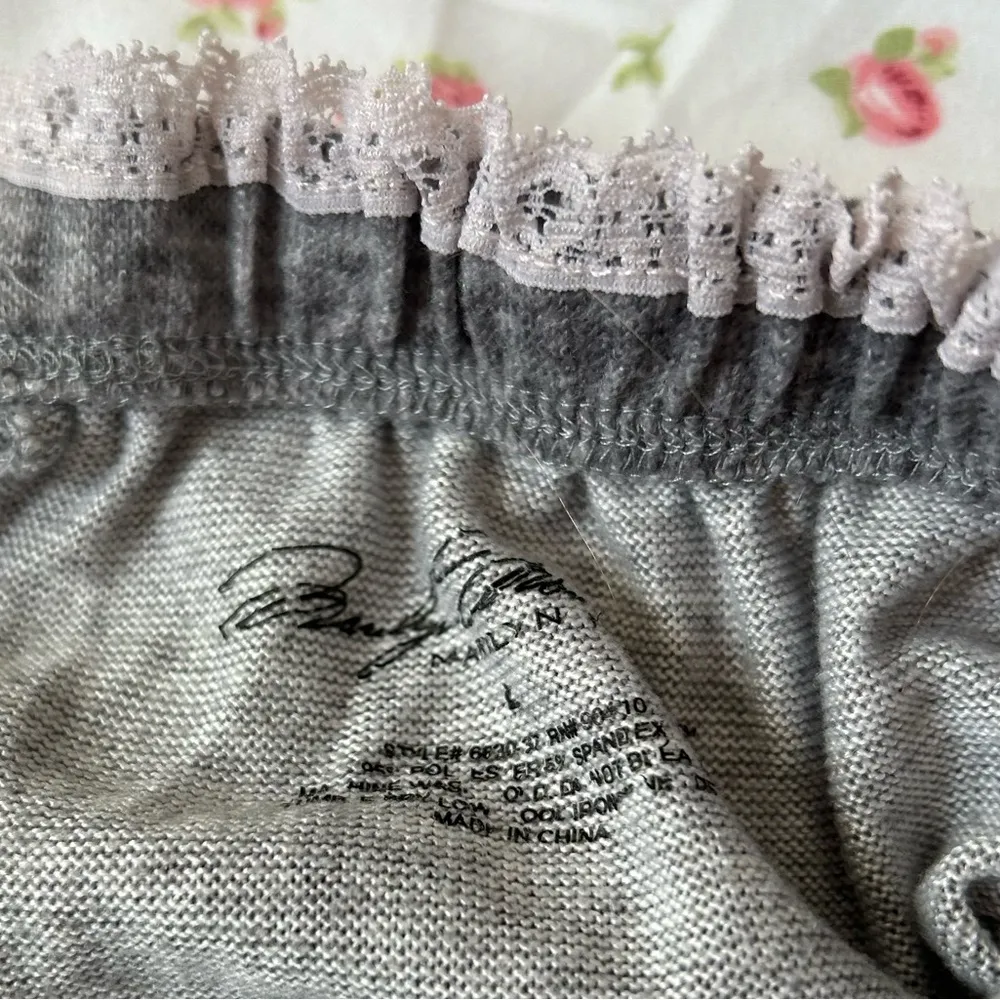 Lace pajama shorts Pink Size L - Image 3