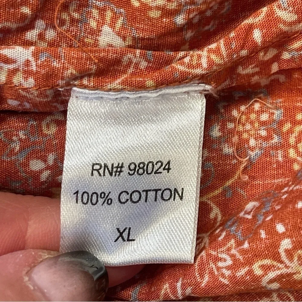 NWT HOUSE OF HARLOW 1960 - x Revolve Wallis Rust Dress Cotton Sz XL - Image 14