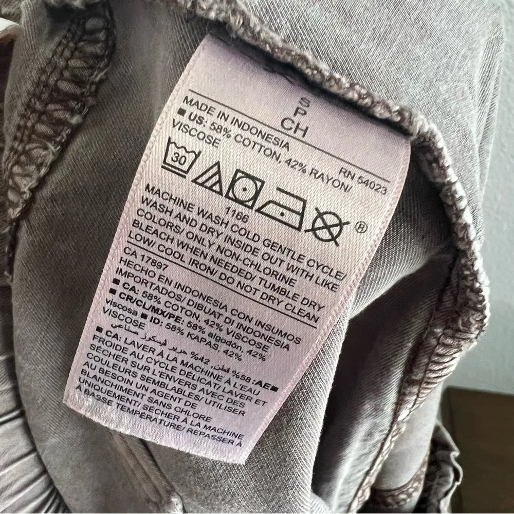 Old Navy HR Soft Utility "Paper Bag" Waist Elastic Waist Utility Pants Small - Image 7