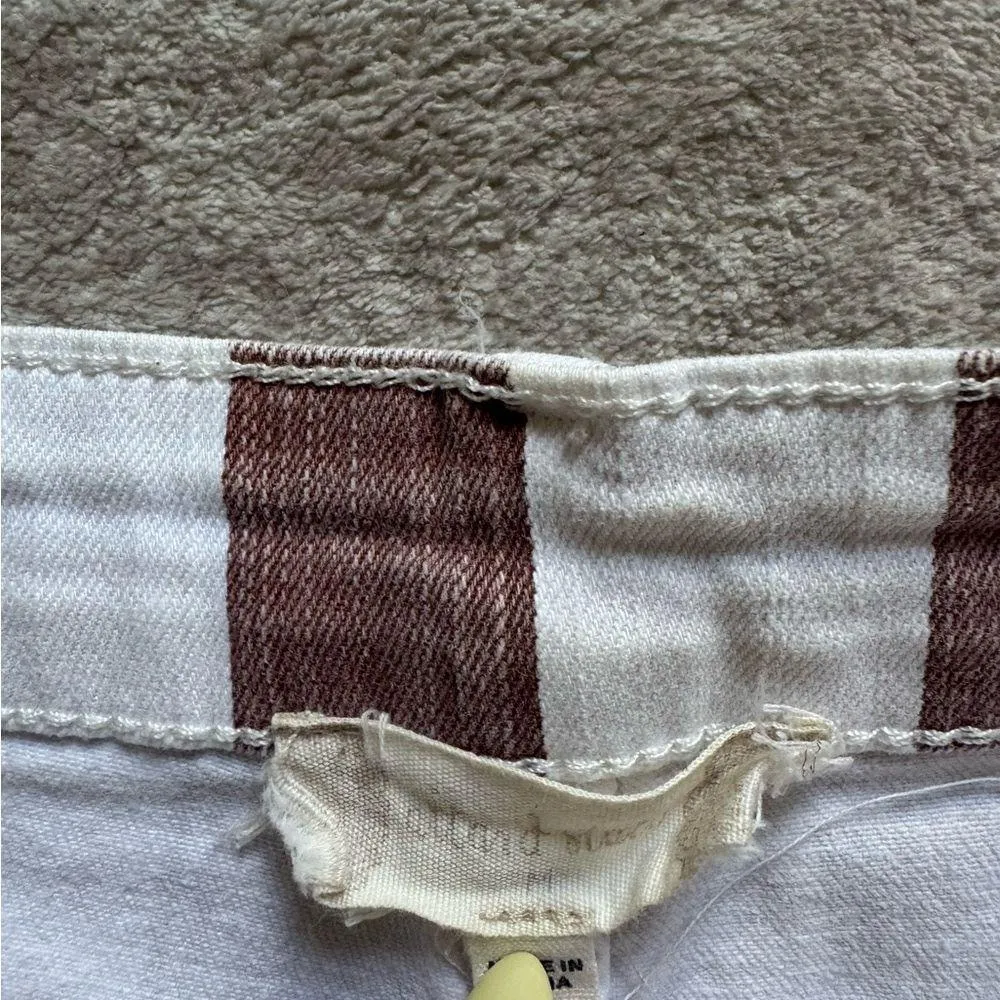 Altar'd State Red and White Striped Shorts - Image 3