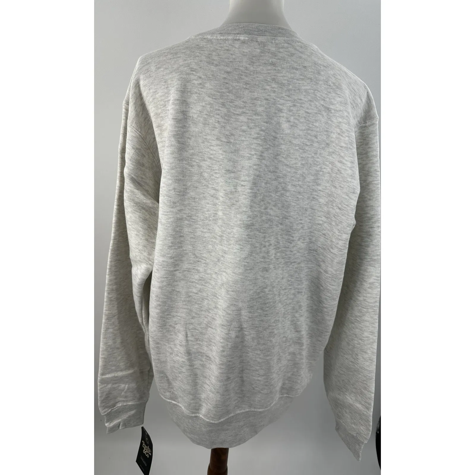 Pacific & Co MATCHA Sweatshirt Oatmeal Gray Green Graphic Pullover Unisex M Size M - Image 5
