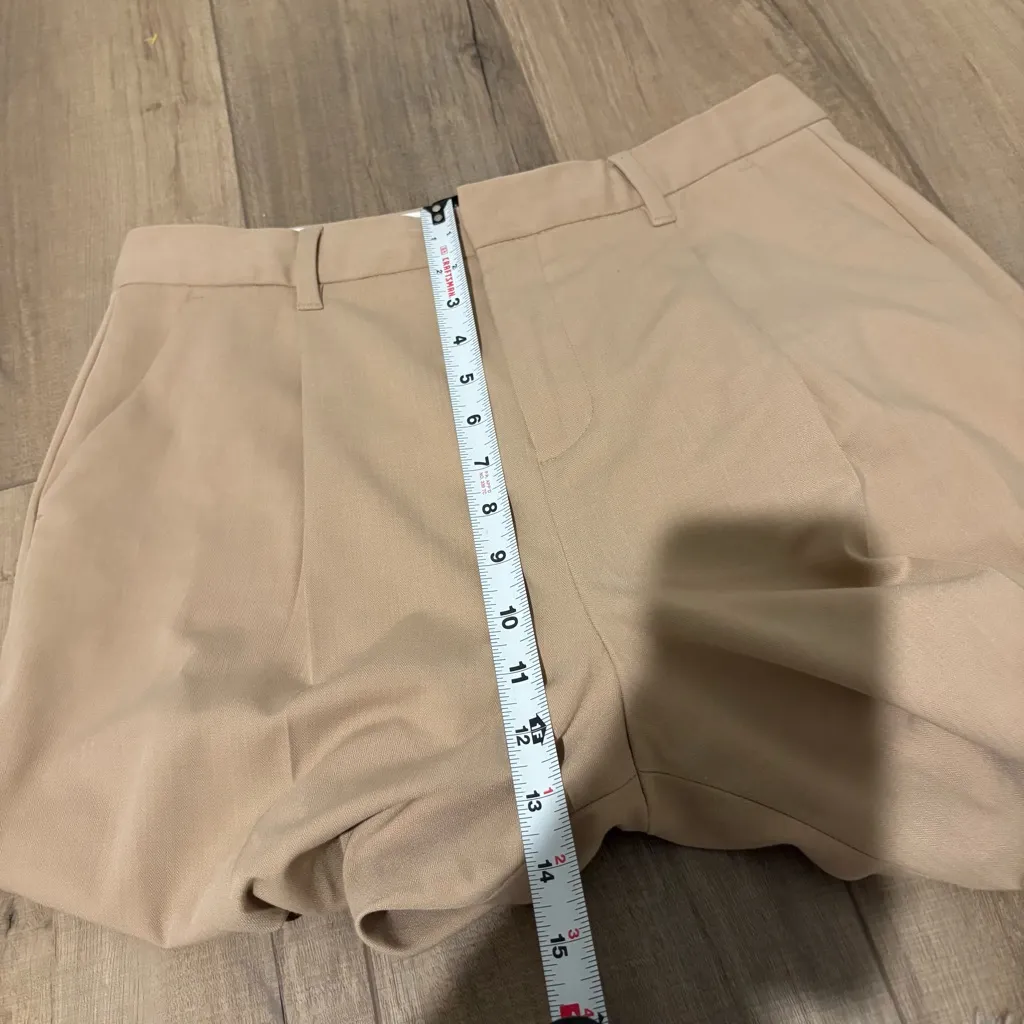 Banana Republic Factory high rise tapered trouser dress pants tan khaki‎ women 6 - Image 9