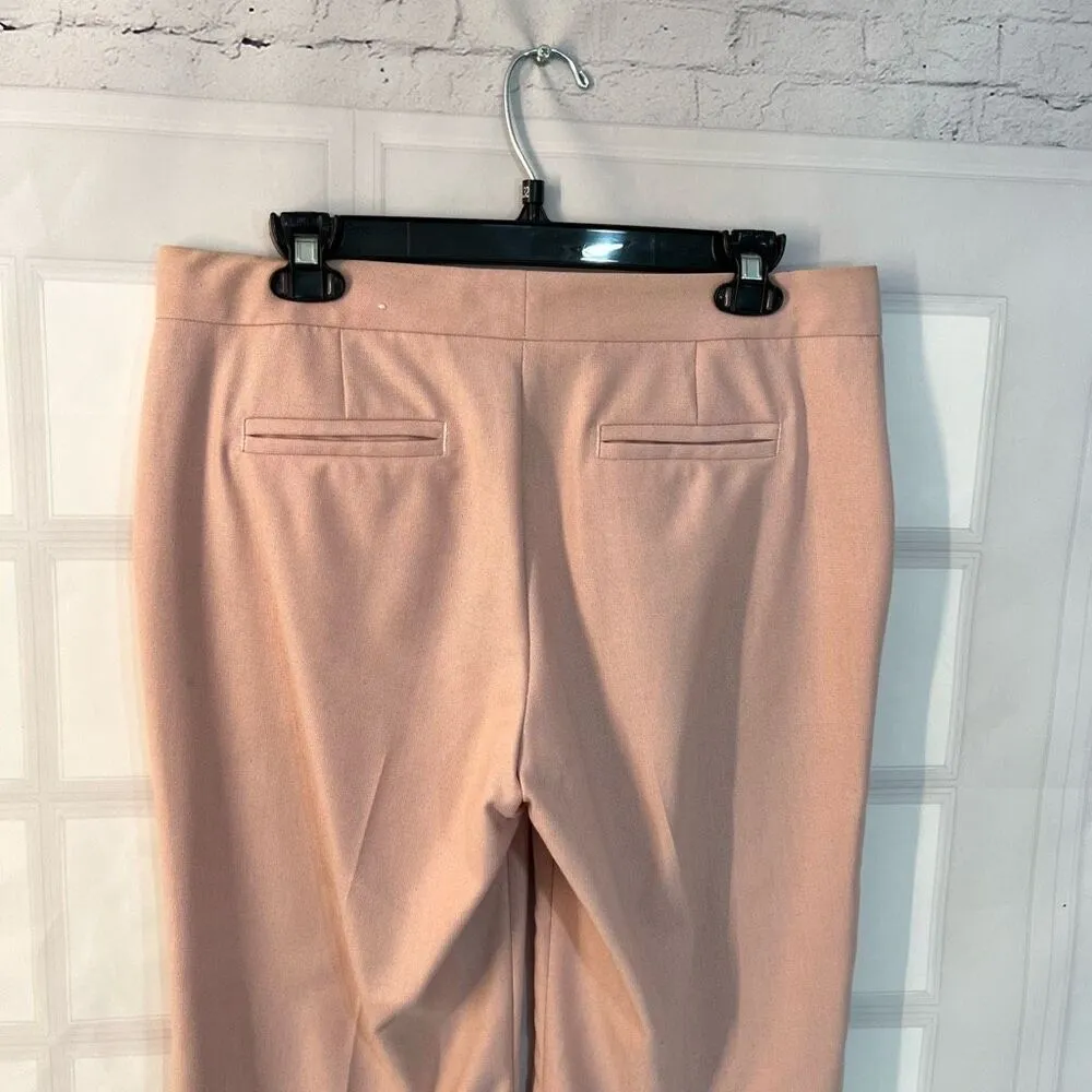 Express Design Studio Pink Editor Flat Front Cropped Wide Leg Pants Size 8 - Image 5