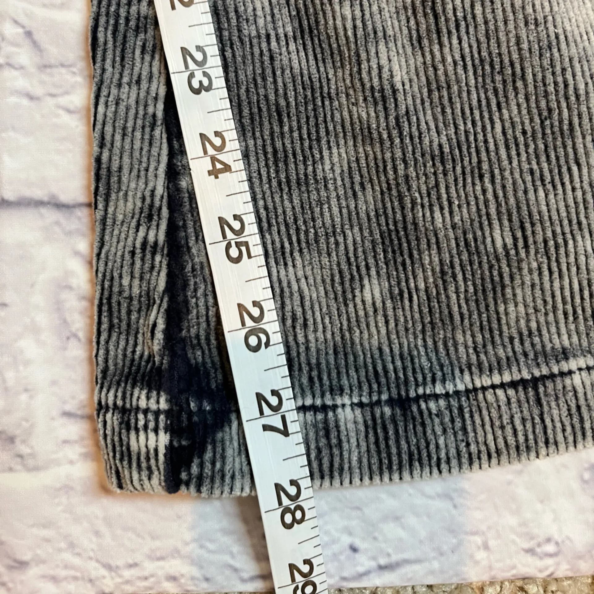 POL Corduroy Flare Pants cords bell bottoms Blue black Wash Anthropologie - Image 4