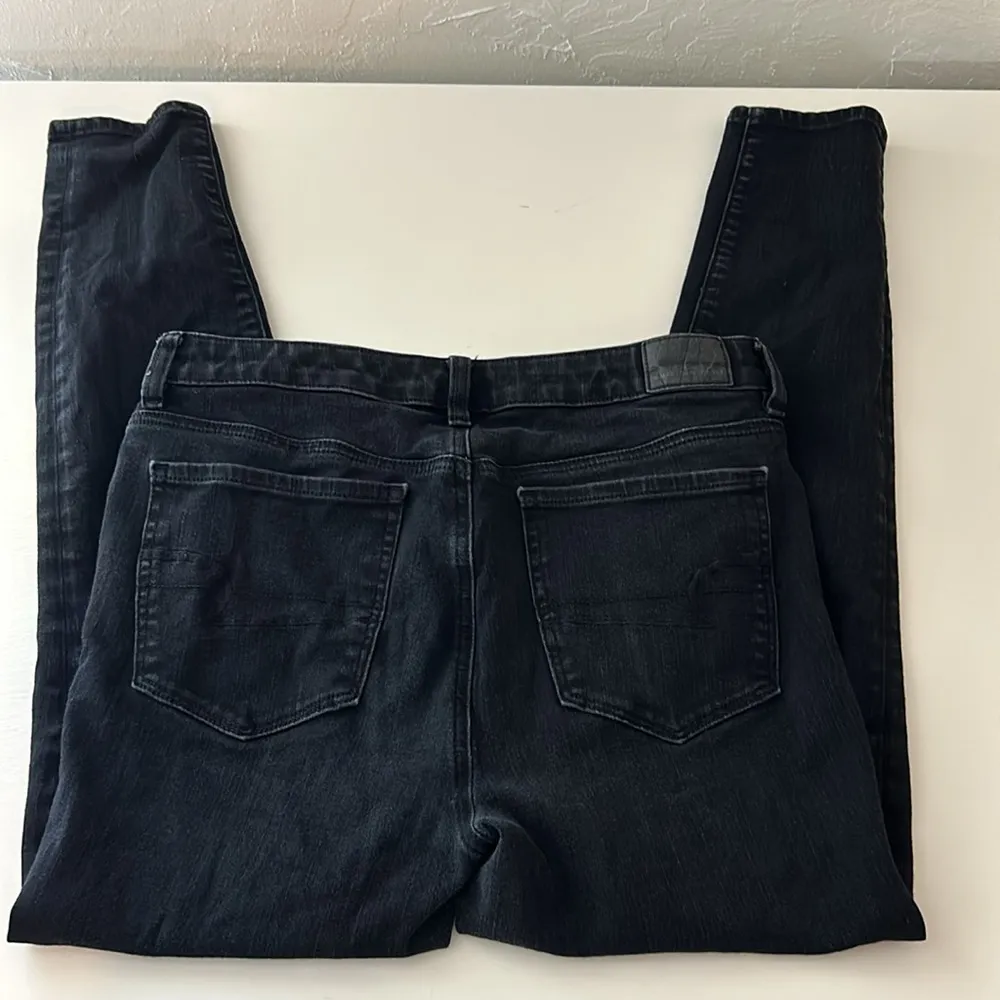 American Eagle Black Denim High Rise Jegging Skinny Jeans - Image 5