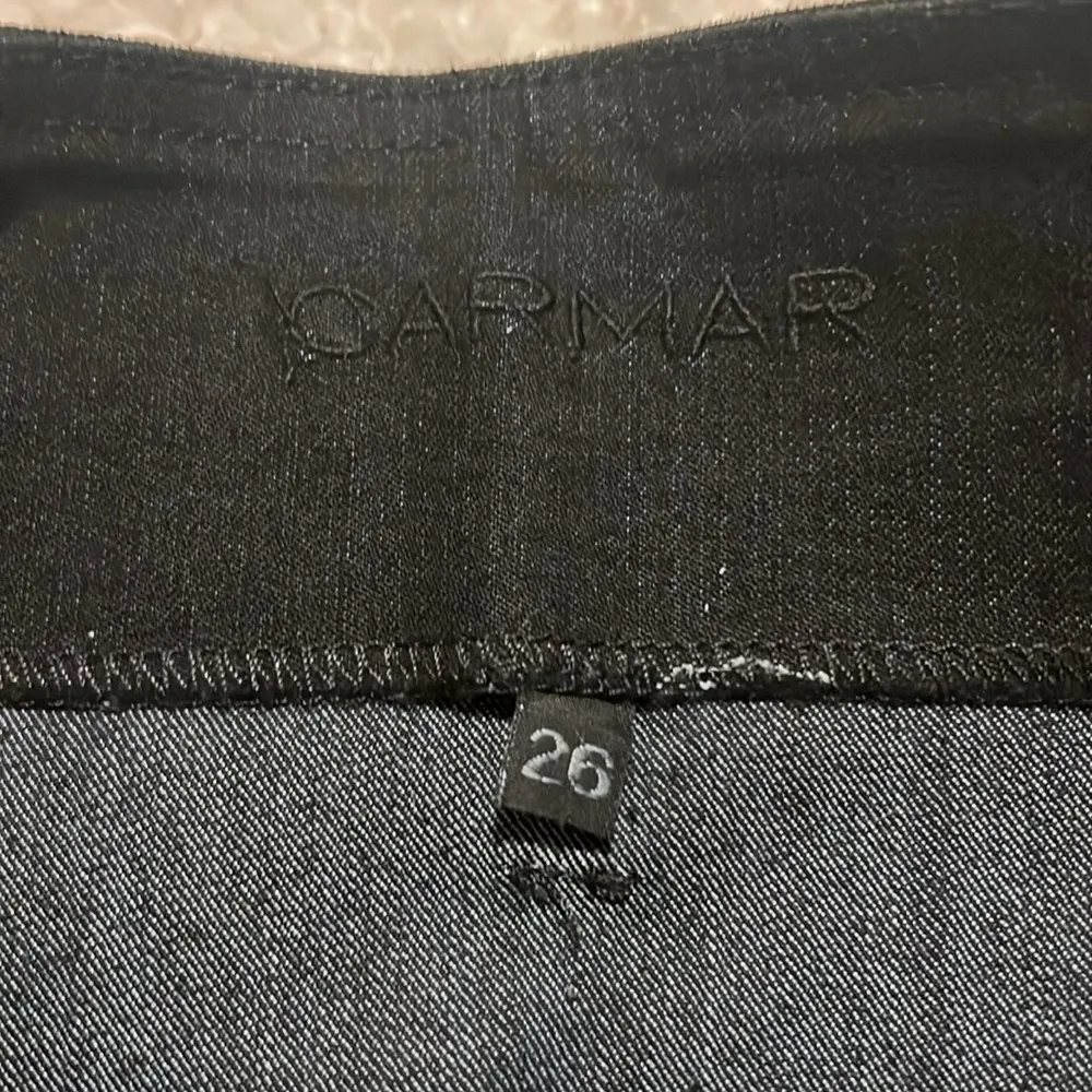 Carmar zip mini skirt size 26 Black - Image 3