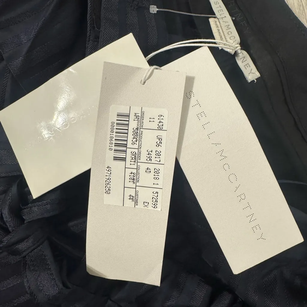 Stella McCartney Silk Striped Shorts Wrap Tie Front Luxe NWT 44 US Med *Read* - Image 12