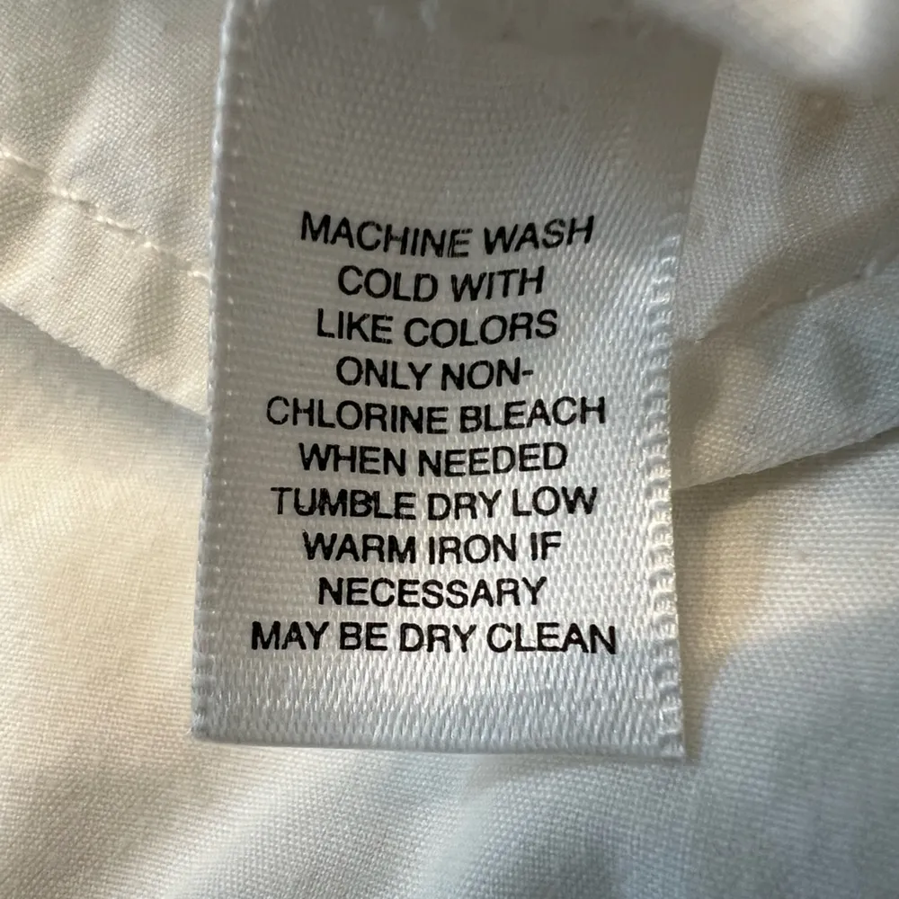 White House Black Market White Dragonfly Embroidered Crop Pants, Size 8 - Image 11