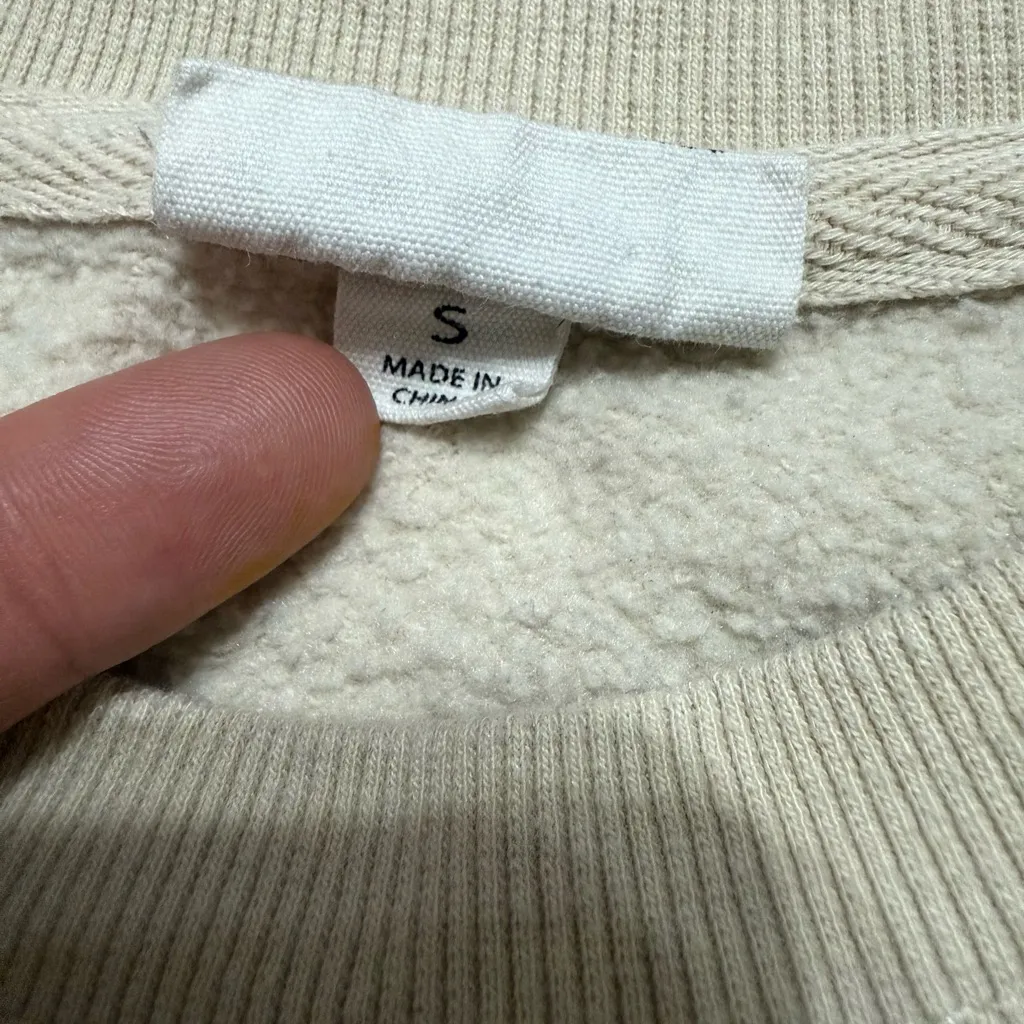 Reflex Cream Los Angeles Women’s Sweatshirt Sz S minimalist 90s y2k graphic - Image 5