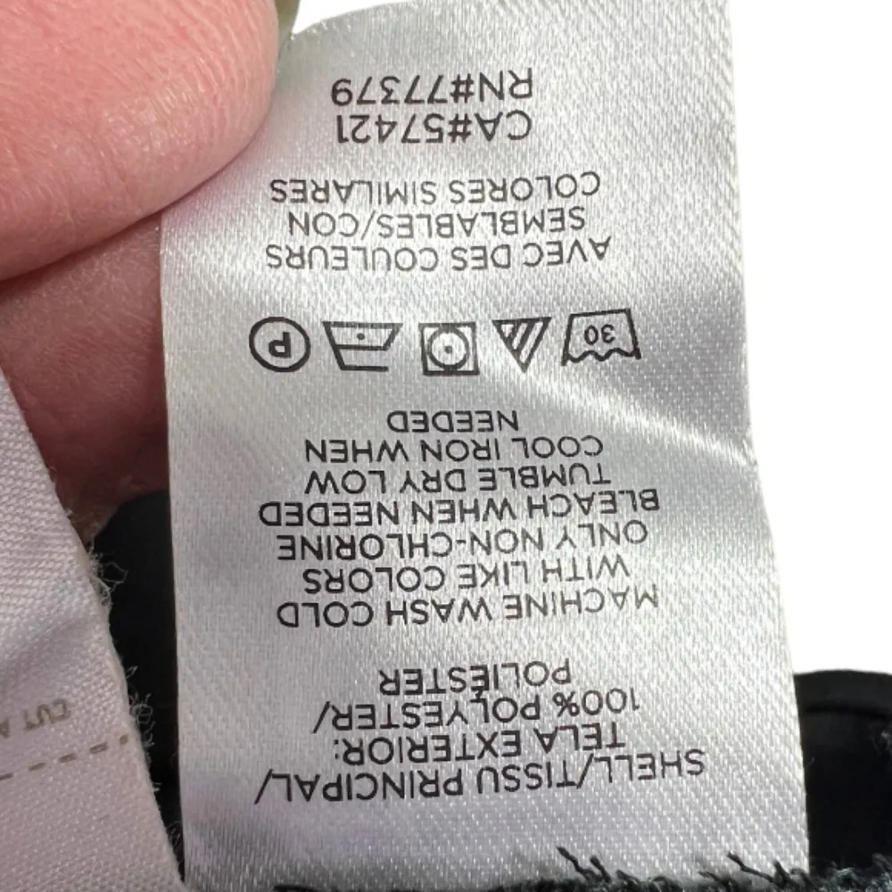 LOFT Solid Black Cap Sleeve‎ Midi Dress 0 - Image 9