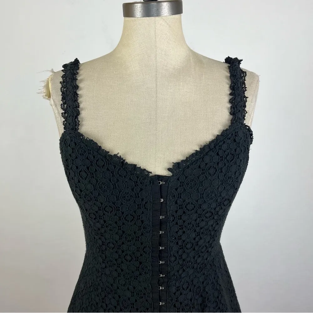 Reformation Memphis Dress in Black - Image 4