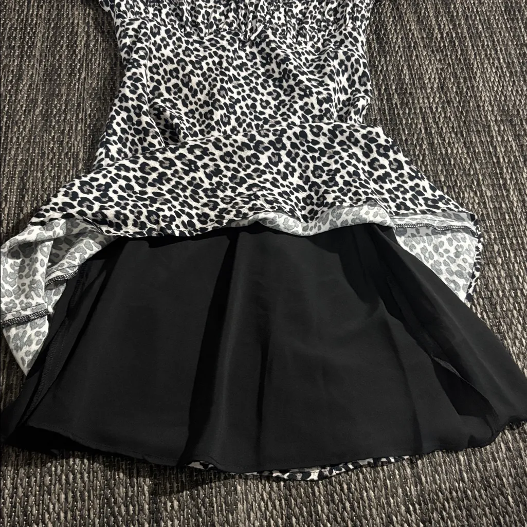 Zara mini dress leopard print - Image 3