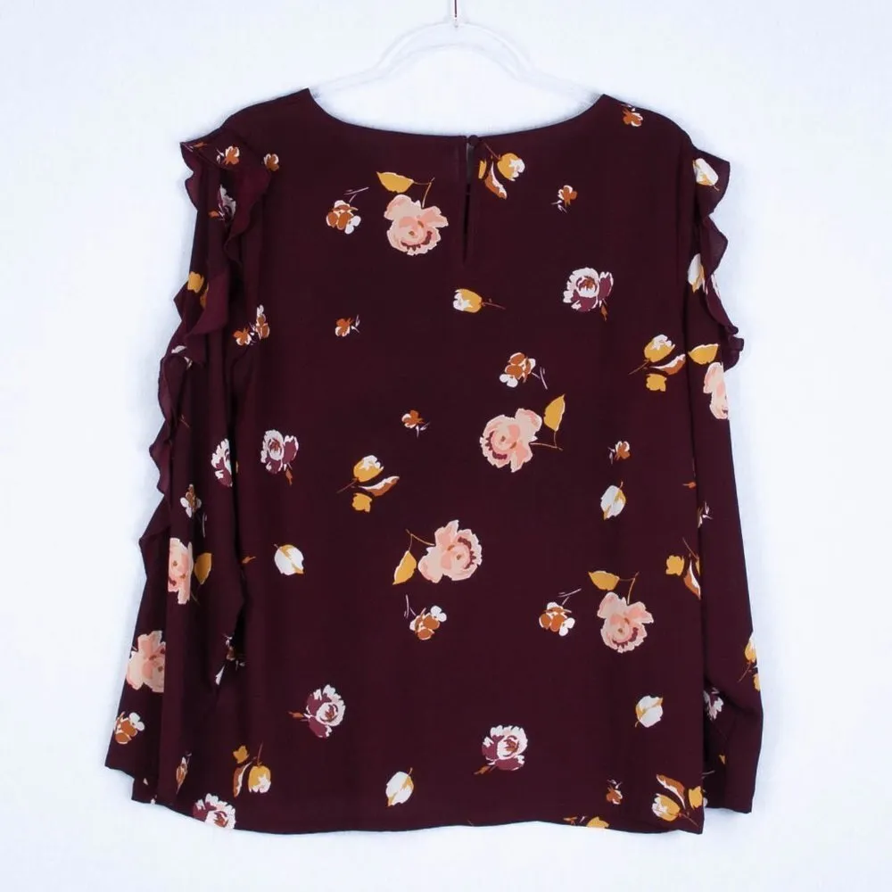 1. State Floral Ruffle Blouse Size Medium‎ - Image 8