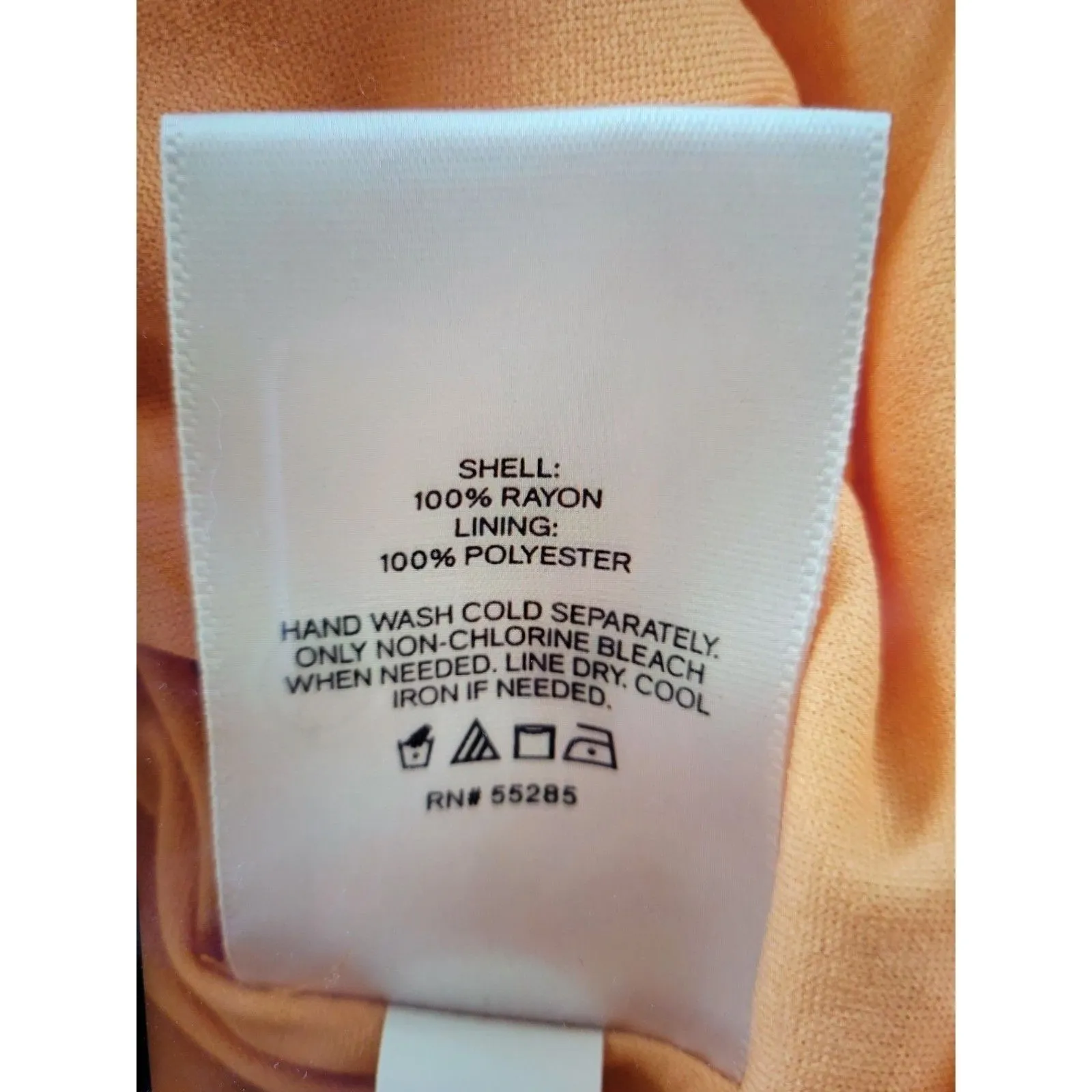 NEW Express Tiered Ruffle Sleeveless Sun Dress - Peach Paisley - Size XS - Image 7