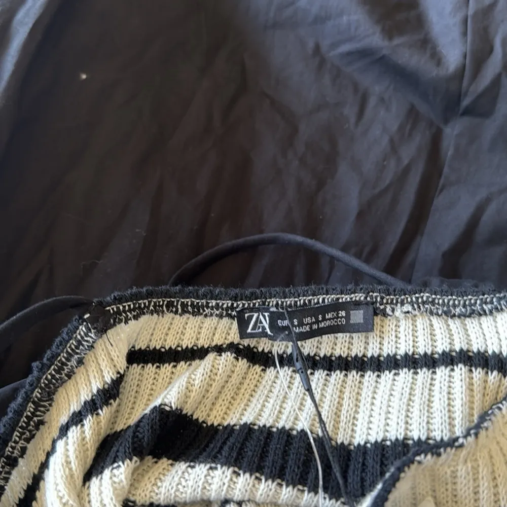 NWT Zara Knit Striped  Black Midi Dress - Size S Bloggers Fave - Image 9