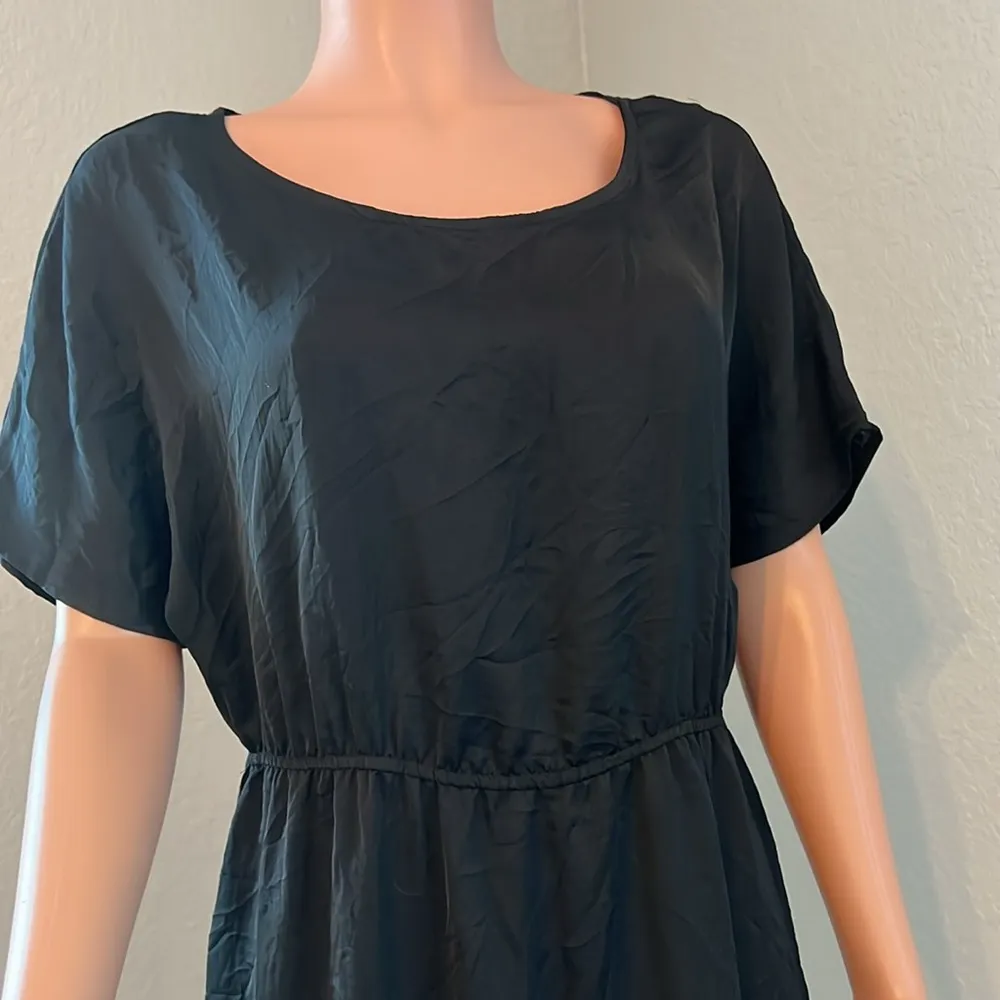 MAUDE BLACK CASUAL FORMAL MINI DRESS WOMENS SIZE MEDIUM LIGHTWEIGHT MINIMALIS#71 - Image 2