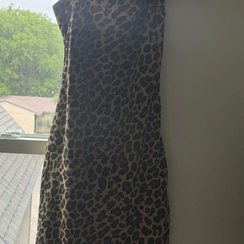 Leopard Print Slip Dress - Midi - Image 6
