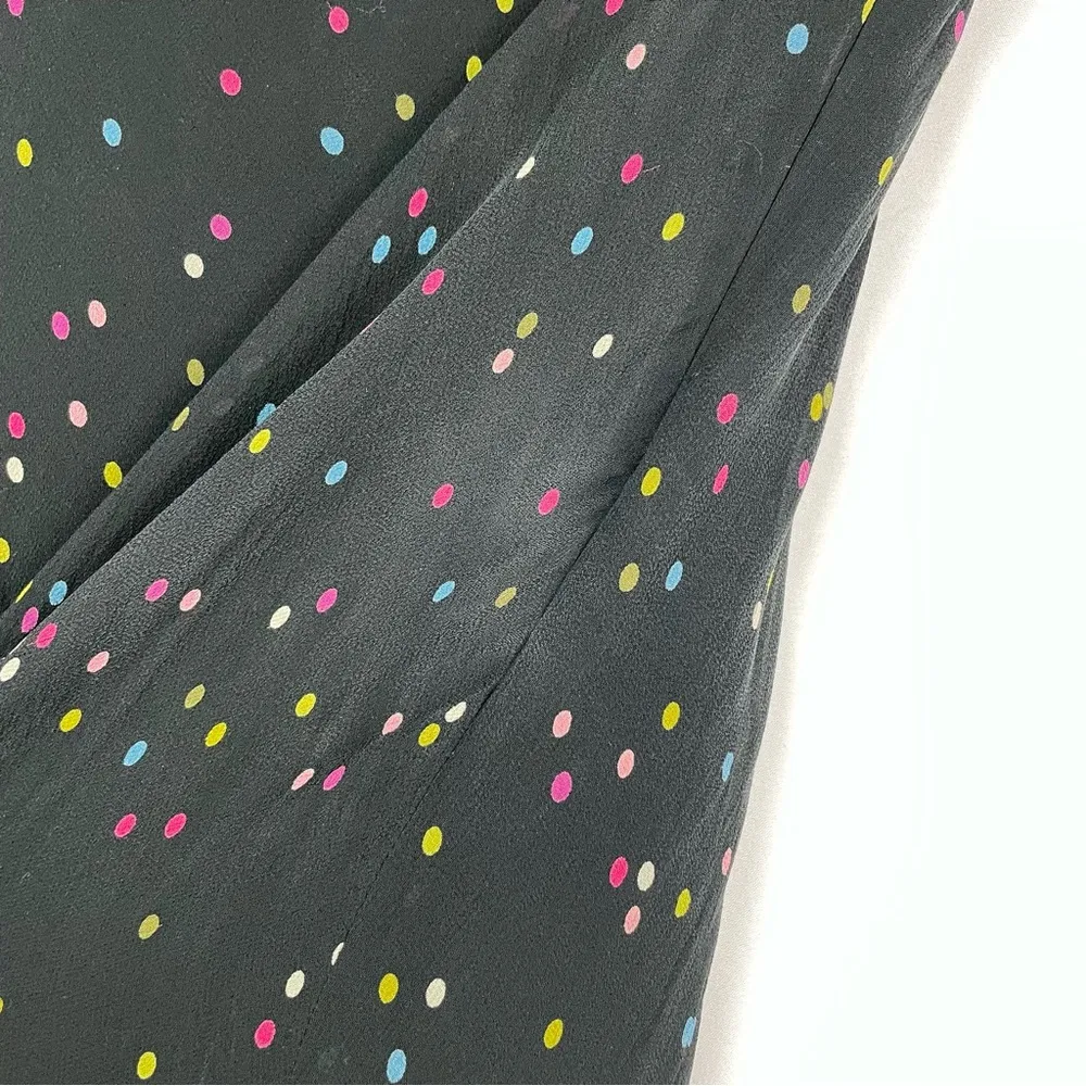 Pure Silk Talbots Polka Dot Multi Color Dress - Image 12