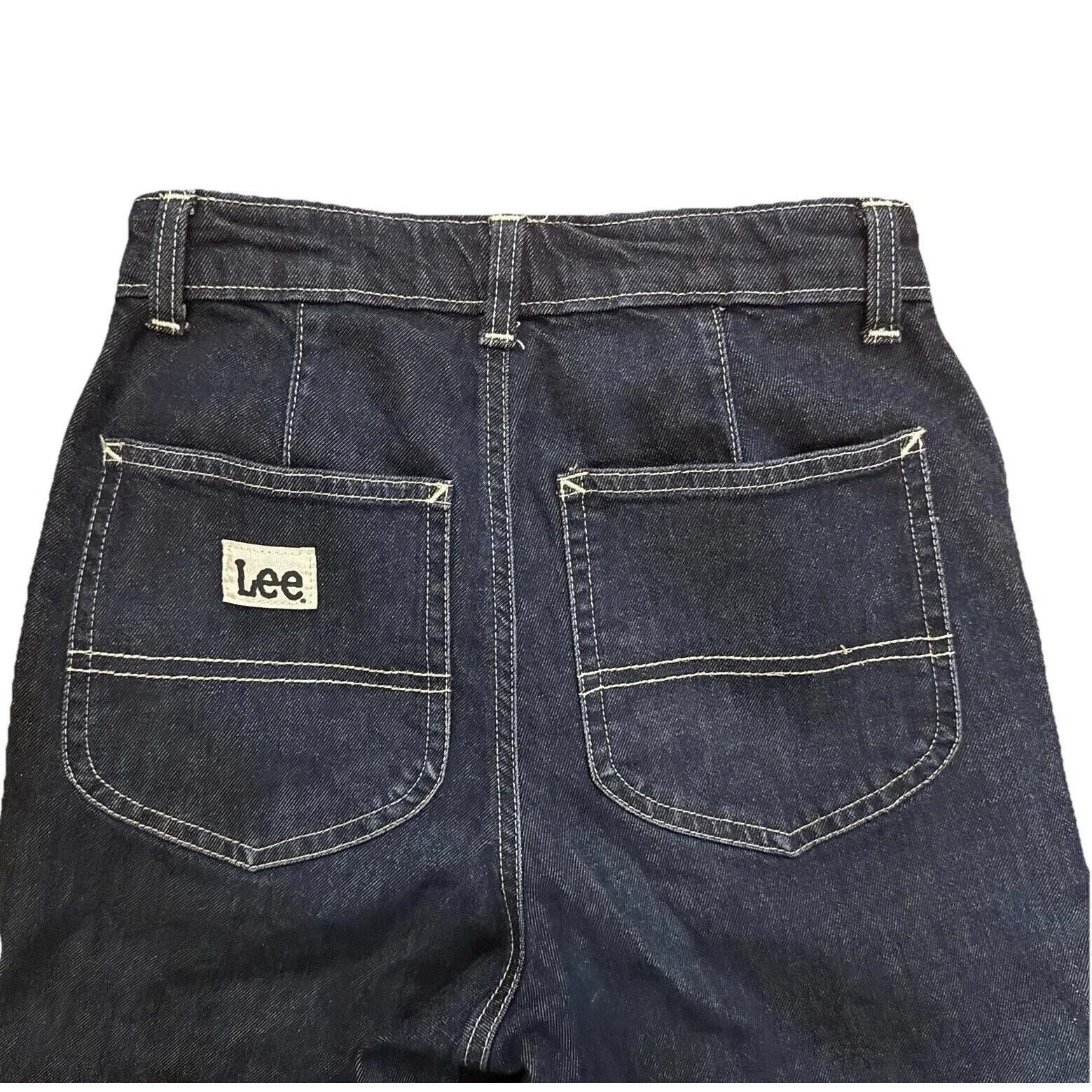 Lee Women's High Rise‎ A-Line Cargo Jeans Pants Size 25 Baggy Rave 90s Wide Leg - Image 3