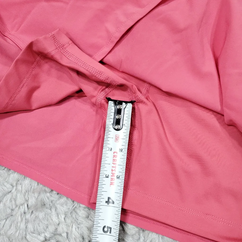 Beyond Yoga Stretch Woven In Stride Lined Skirt Skort Pockets Pink Size XS - Image 7