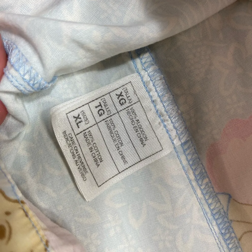 Disney women’s‎ Winnie the Pooh light blue drawstring pajama shorts 100% cotton - Image 7