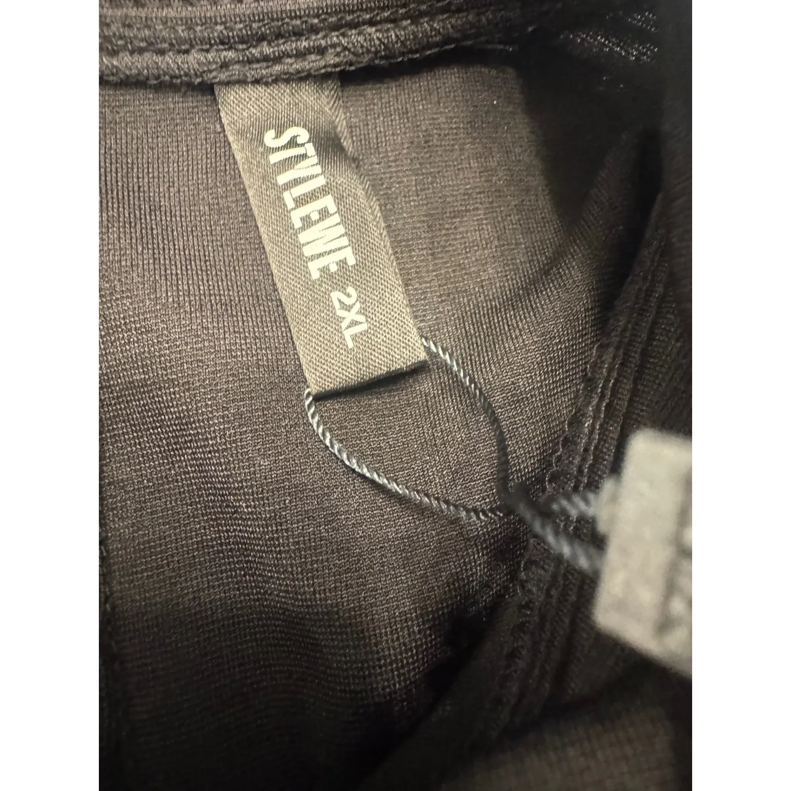 Stylewe Black Dress 2XL, Mandarin Collar, Frog Closures, Flare Sleeve Size XXL - Image 5