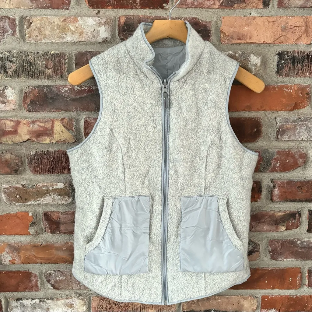 Smartwool Gray Anchor Line Reversible Vest, M - Image 2