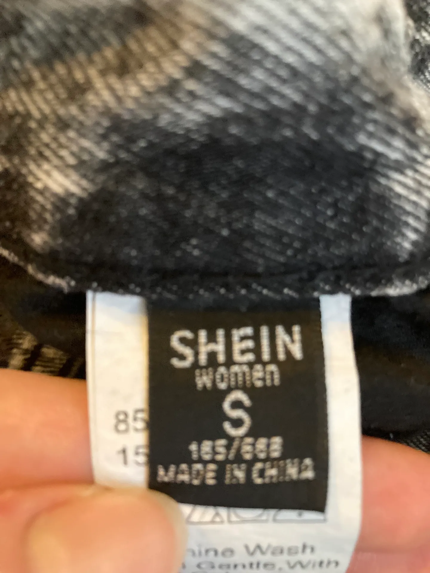 SheIn Black Denim Jeans - Image 4