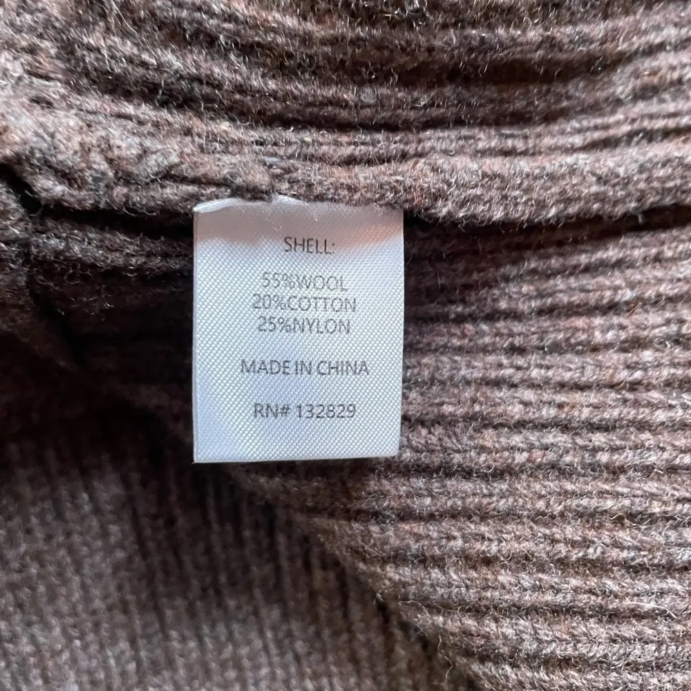 NWT Weekend Stories Lofty Jersey Sweater‎ Dress L Brown Size L - Image 7