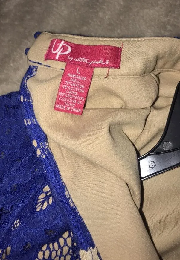 UP by ultra pink Blue Dress - Image 5