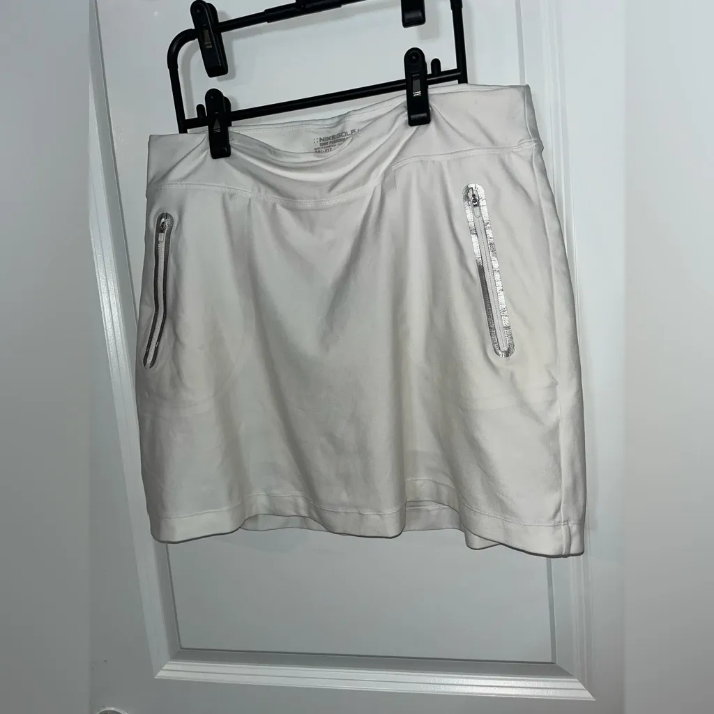 Nike Golf Dri FIT Skort Tenniscore Clean Girl OldMoney Country Club Athleisure L - Image 5