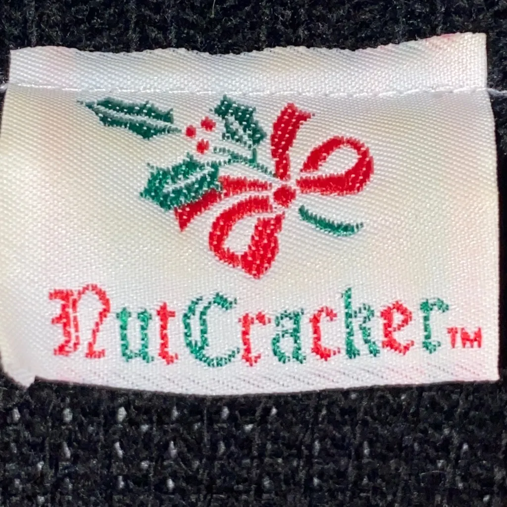 NUTCRACKER Festive HOLIDAY Cat Pattern Sweater - Image 3