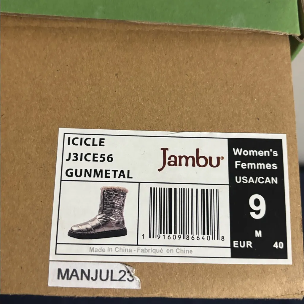 Jambu Icicle water resistant Gunmetal boots NWT - Image 13