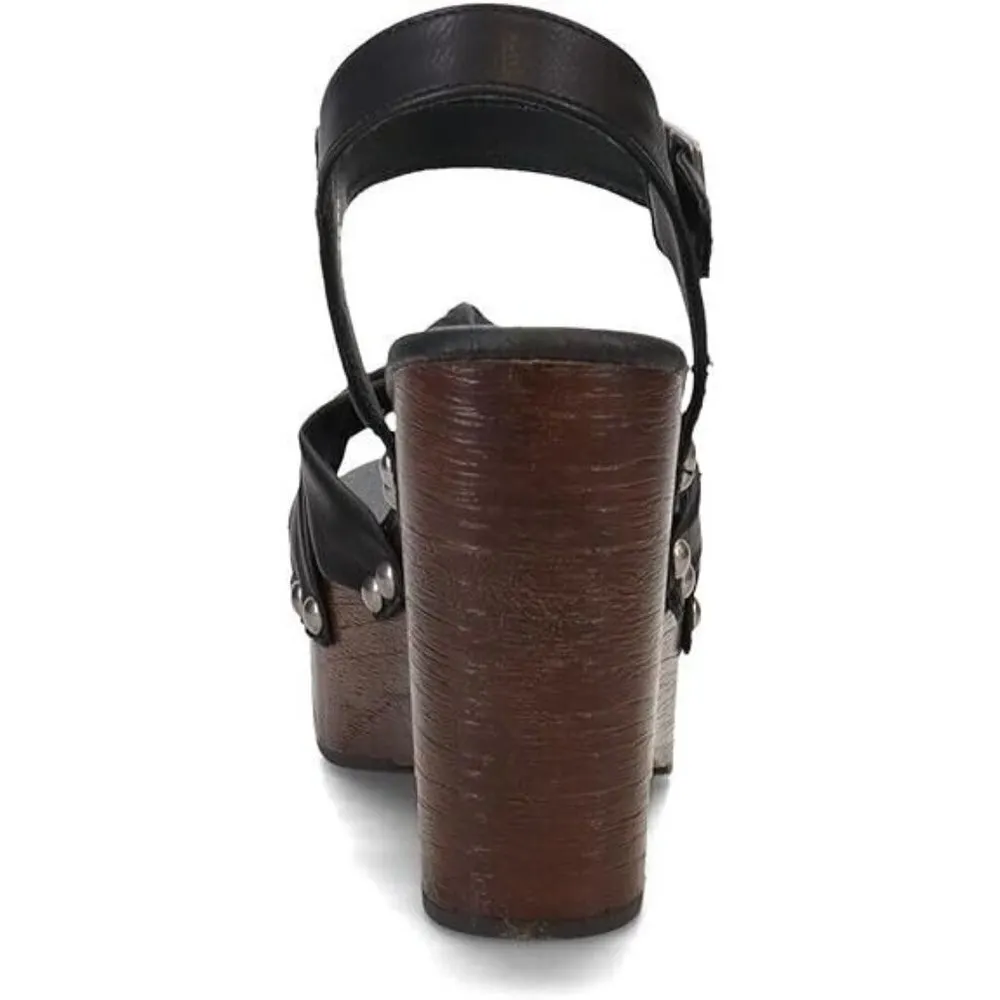 Korks Women's Black Dawson Platform Sandals Size: 9 M - Image 6