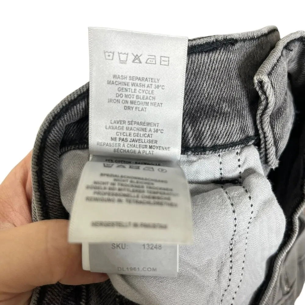 DL1961 Bridget Boot High Rise Instasculpt 32In Lt Tornado New NWT Womens Size 23 - Image 11