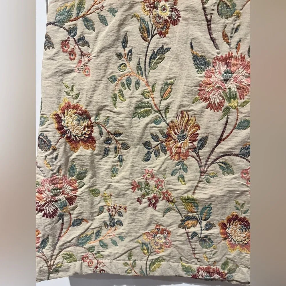 Express Design Studio Vintage Floral Printed Skirt Made in Italy Size S Cotton - Image 7