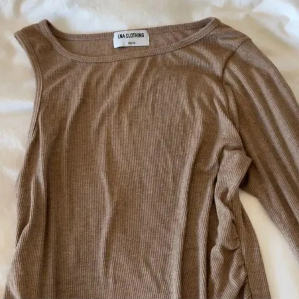 LNA | Revolve | Bazon Rib Bodysuit in Mushroom - Image 9