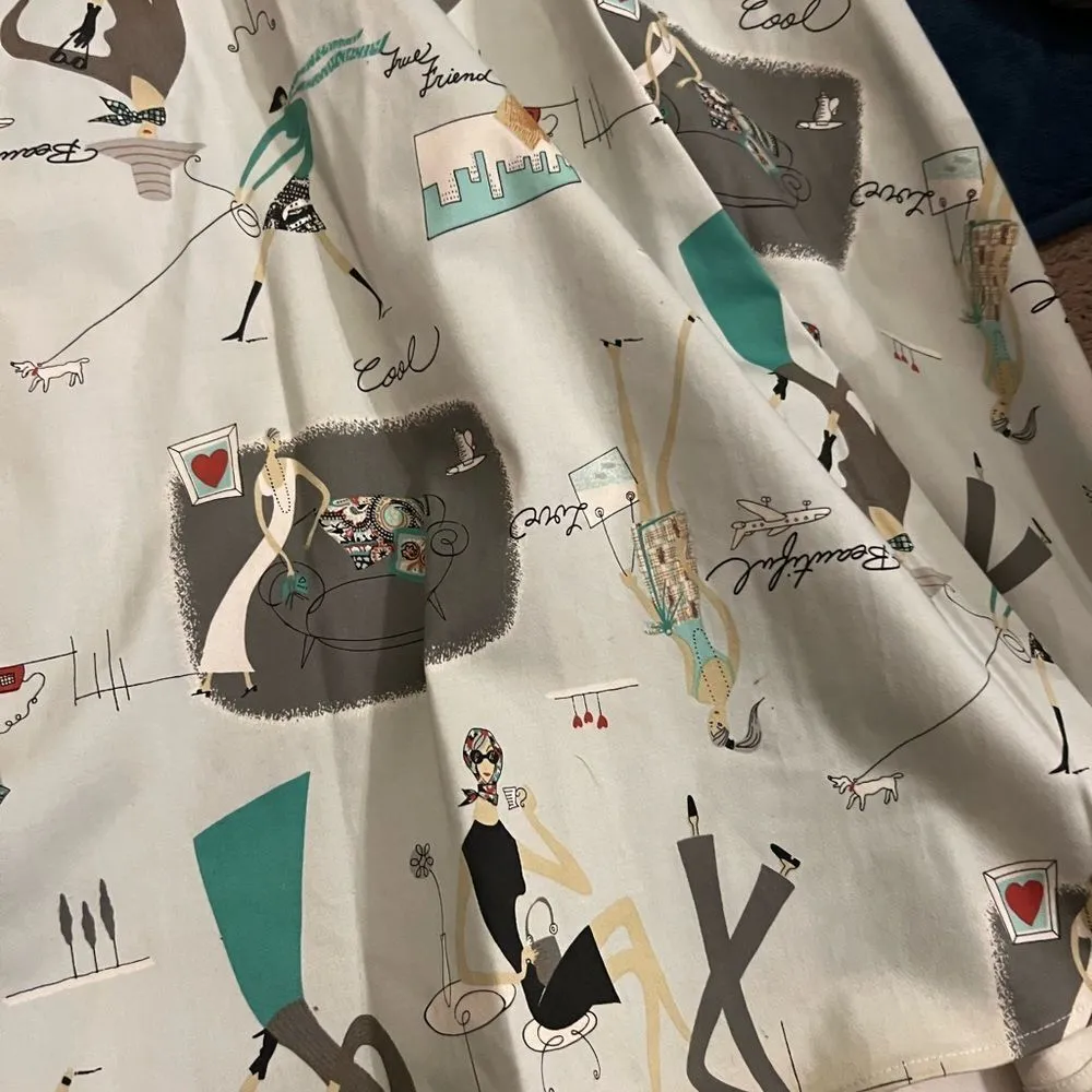 Robin Jordan ladies of the town dress 8 Gray - Image 8