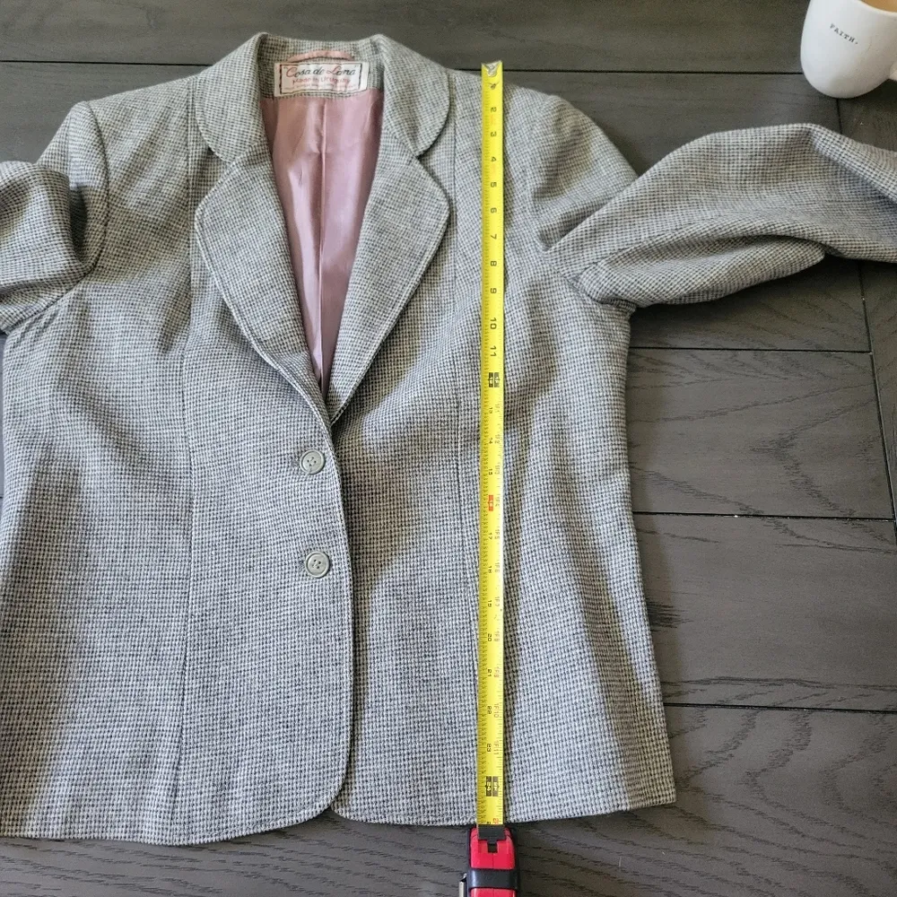 Vintage Women's wool suit. Casa de Lana 100% Virginia wool made in uruguay Size XL - Image 7