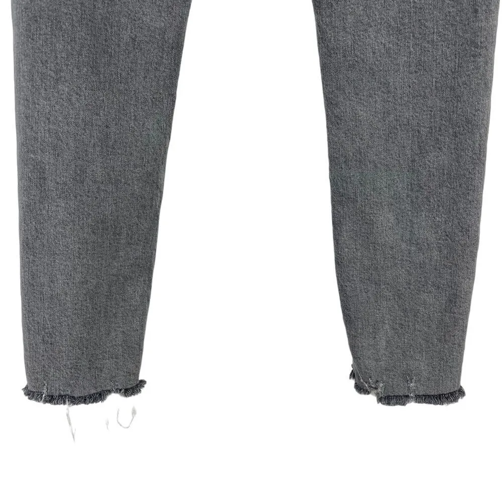 AGOLDE Nico High Rise Straight Leg Button Fly Jeans in Risk Size 28 Slim Fit - Image 12