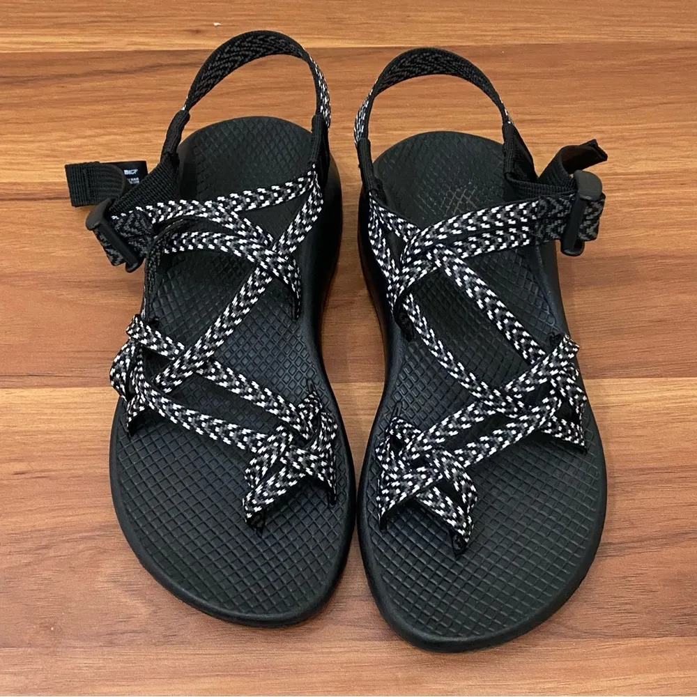 CHACO ZX2 Womens Classic Sandals Boost Black Open Toe Strappy Outdoor Sandals 6 - Image 7